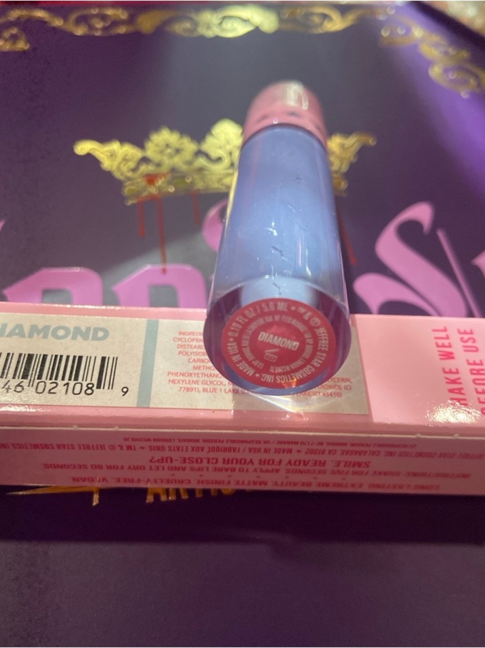Diamond Supply Co. Liquid Lip Gloss in Light Blue